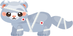 Bandaged Ferret