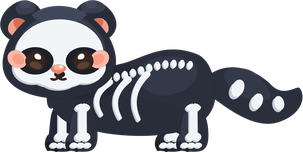Skeleton Ferret