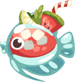 Boho Watermelon Refresher Fish