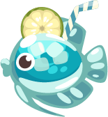 Boho Blue Lemonada Fish