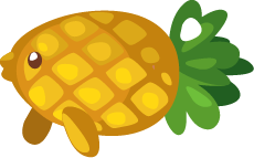 Fruits Pineapple Fish