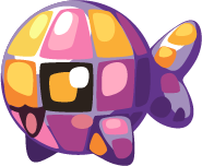 Groovy Pink Checkered Fish