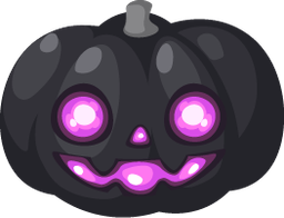 Gothic Street Purple Jack O' Lantern