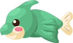 Stone Age Green Fish