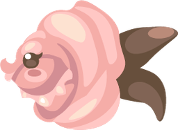 Valentine Pink Rose Fish