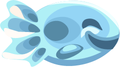 Christmas Frosted Bubble Fish